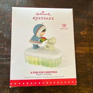 Hallmark keepsake a fish for Christmas